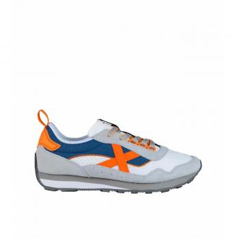 Chaussures Munich UM Gris-Blanc-Orange, 41