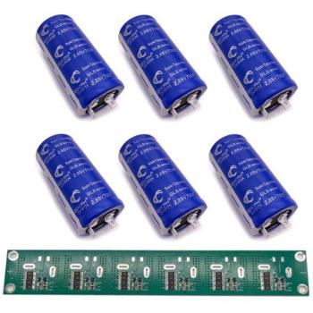 Condensador faradio 2.85V 700F pies planos Y1AE