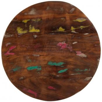 Table Top Ø 40x1.5 cm Round Solid Wood Reclaimed vidaXL