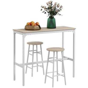 White Oak Industrial Bar & Chair Collection