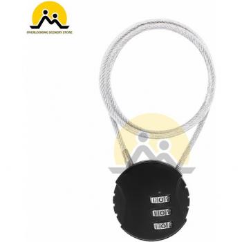 Cerradura antirrobo de 3 dígitos para bicicleta
