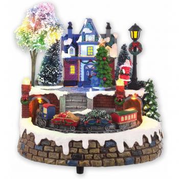 Light Up Christmas Decoration with Multi-Coloured LED Lights