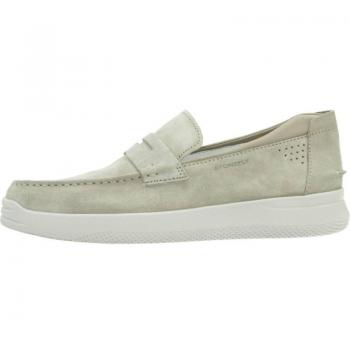 Stonefly mocassin pour homme beige avec semelle en gomme et doublure textile, numéro 119708, production bulgare