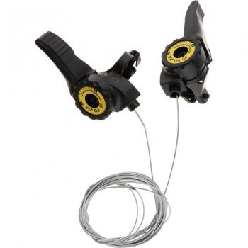 3x 5/6/7 Speed Thumb Gear Shifter Levers with Inner Cables for Bikes