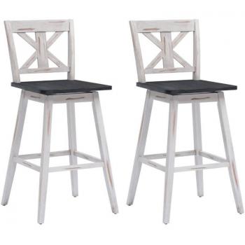 Tabourets Bar 109 cm 360° – Antidérapants, Set 2 pièces