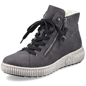 RIEKER Winterboot “Grau Sport” – Größe 36 – herausnehmbare Innensohle – Lederlook