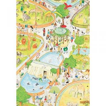 Zoo Wimmelposter Set: 10 Karten + Extra Karte