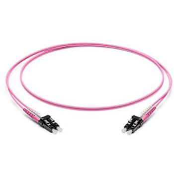 Corning Glasfaser Patchkabel 2x 2,0 mm Multimode Duplex LC‑PC‑Duplex → LC‑PC‑Duplex – 5 m – Violet (CAT6a) – F050502Q2Z20005M‑VI