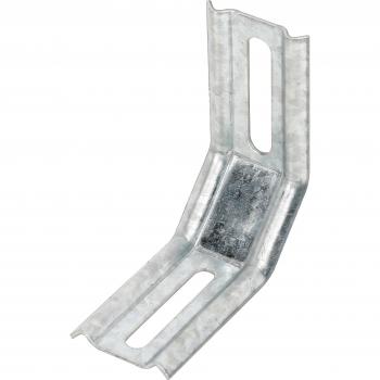 Équerre à trois pans 45° Galva Alberts 341350 70×72×30