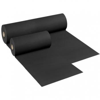 Tappeto Moquette Nera Antiscivolo Passatoia Corridoio Pavimento Scale Palestra Locale - 200x600 Cm