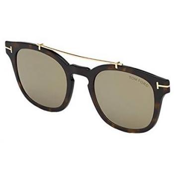 Tom Ford Gafas de Sol Clásicas Blue Block Dark Havana