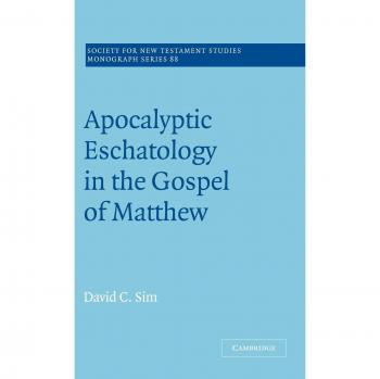 Apocalyptic Eschatology in the Gospel of Matthew (Society for New Testament Studies Monograph Series, Band 88)