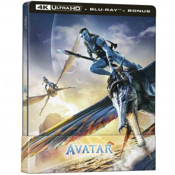Avatar : La Voie de l'eau (Blu‑Ray 4K Ultra HD + Extras) – Steelbook