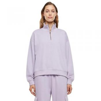 Pullover Urban Classics Mezza Zip Light Terry Dusty Lilac