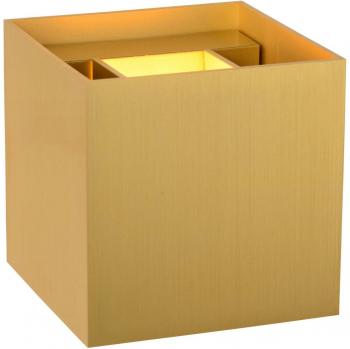 Xio - Up Down Wall Light - led Dim. - G9 - 1x4W 2700K - Matt Gold, Brass - Lucide