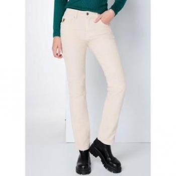 Pantalón Lois Jeans color beige para mujer