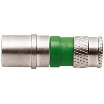 Axing F‑Compression CFS‑99‑48 Quickfix für SKB 92,94 TV‑Receiver – grün