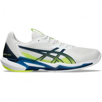 ASICS Solution Speed FF 3 Hombres – Blanco y Azul, Zapatilla Multi‑Superficie