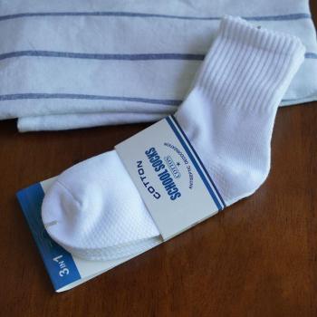 Chaussettes douces pour enfants, 3 paires en coton