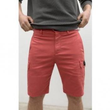 Pantalones Cortos Ecoalf Recto con Botón
