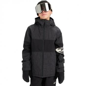 Veste snowboard Quiksilver High In The Hood Garçon 10 ans True Black