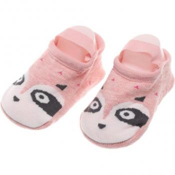 Chaussettes antidérapantes en coton pour bébés, chaussons premiers pas, 1 paire