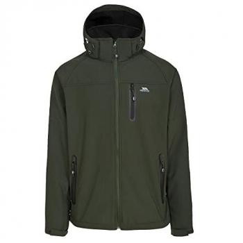 Men's Trespass Accelerator II Softshell Jacket - Green - 40R