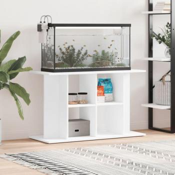 Supporto per Acquario Vidaxl Maison du’Monde 100x40x60 cm Legno Bianco