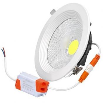 Jandei Luminaria COB 10W Techo Redondo Blanco con Luz Fría o Natural