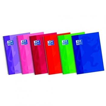 OXFORD BLOC FOLIO 80H MILIMETRADO CON MARGEN EXTRADURA TAPA OXFORD VARIOS PAPELERIA