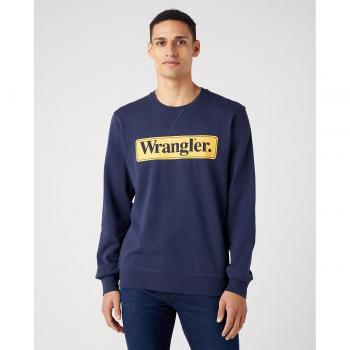 Sudadera Hombre Wrangler Azul Regular