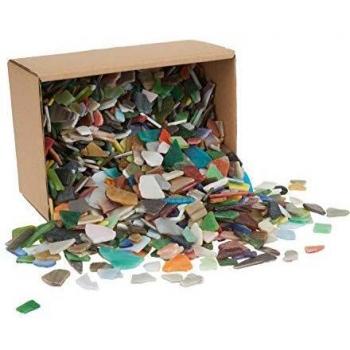 Créativ Company 55527 Mosaïque, Taille 8 (20mm), Couleurs Assorties, 1Kg