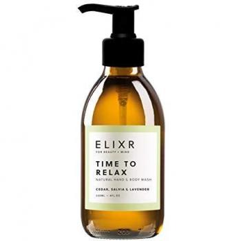 Time to Relax – Natürliche Handseife Zeder, Salbei & Lavendel 230 ml (Glas)