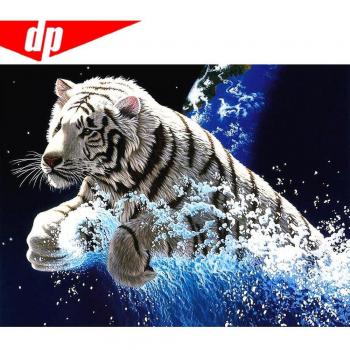 5D haft diamentowy z tygrysem 20x30
