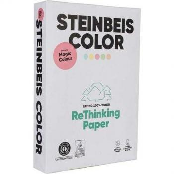 Papel Rosa Reciclado Steinbeis – 4 colores, 80 g, 500 unidades