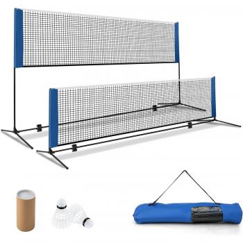 Racchette da Badminton con Volani e Accessori