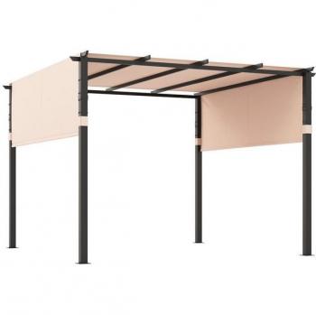 Costway Pergola 3,05x3,05m wasserdicht und winterfest