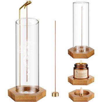 Brass Tranquility Yoga Incense Stand