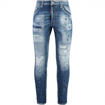 Jean Dsquared2 Indigo Planchiste – Effet Raccommodé