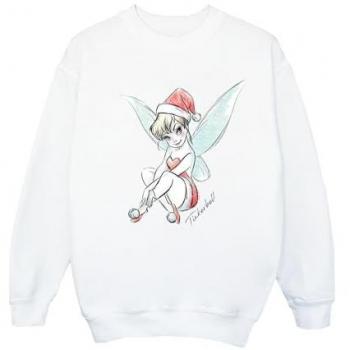 Tinkerbell Weihnachtsmagie Sweatshirt für Jungen 5-6 Jahre weiß
