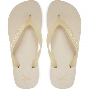 Calvin Klein Jeans Sandali Infradito Flatform Écru