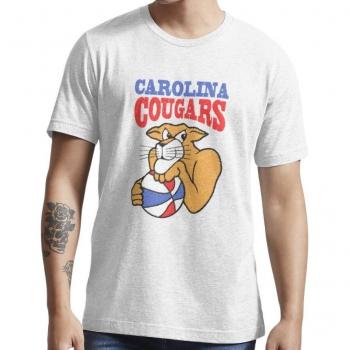 Carolina Cougars Teamlogo T-Shirt Traditioneel 2XL