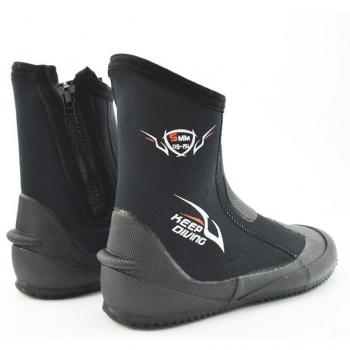 Unisex 5mm Neoprene Dive Boots with Puncture-Resistant Sole