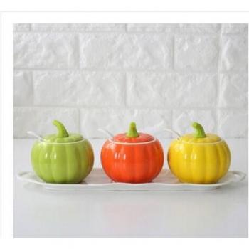 Ceramic Vegetable Seasoning Box