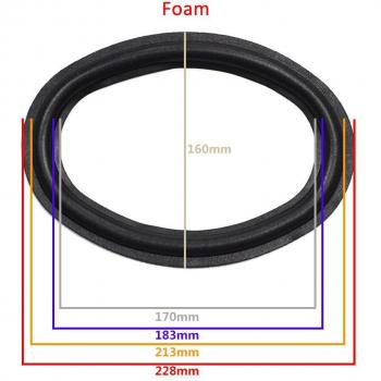 6x9 Inch Subwoofer Edge Repair Ring