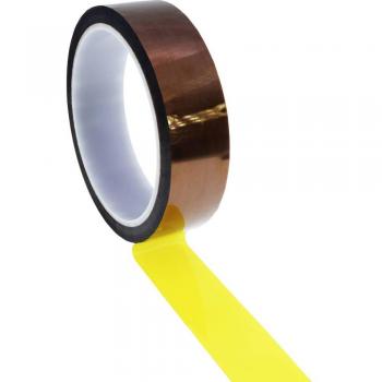 ESD-Klebeband 33 m x 20 mm, Braun/Gelb von Quadrios