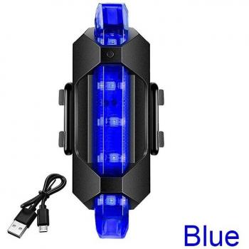 USB Rechargeable Bicycle Rear Light Waterproof for Mountain and Road
