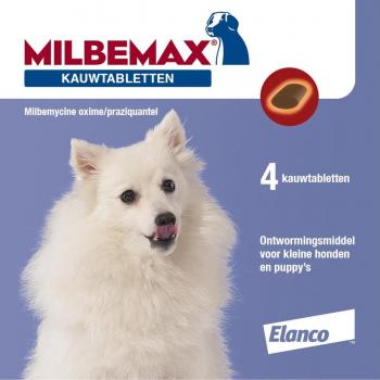 Milbemax Kauwtablet voor Kleine Honden