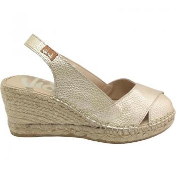 Sandalia cómoda VIDORRETA TILO 10900 en dorado con suela de goma antideslizante