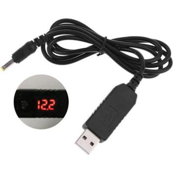 Cable de alimentación USB regulable 5V-12V